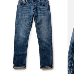 Taylor Stitch Selvedge Jeans in Mid Wash